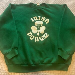 Vintage 70s Russell Athletic “Irish Power” Ireland St. Patrick’s Day Crewneck L